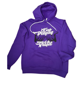 Purple grape keep praying even if it’s a whisper hoodie!